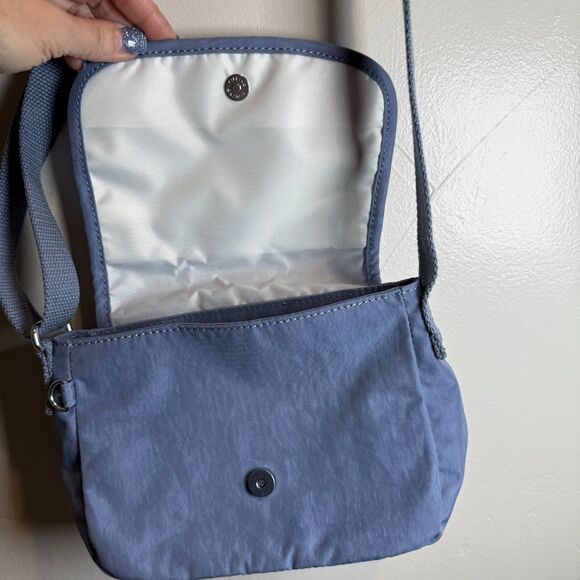 Kipling Sabian Blue Crossbody Mini Bag Purse - Picture 7 of 16